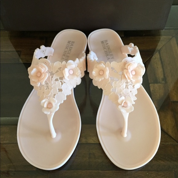 badgley mischka jelly sandals